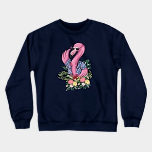 Cute Flamingo Animal Crewneck Sweatshirt